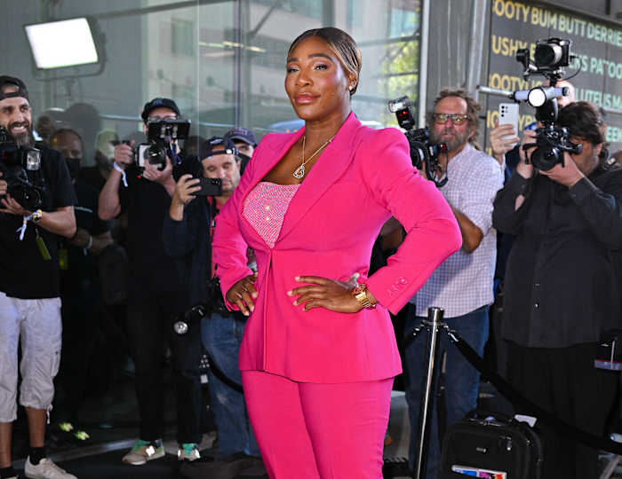 Serena Williams at New York Fashion Week 2022.